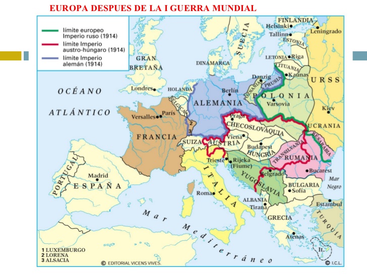 Europa tras la IGM