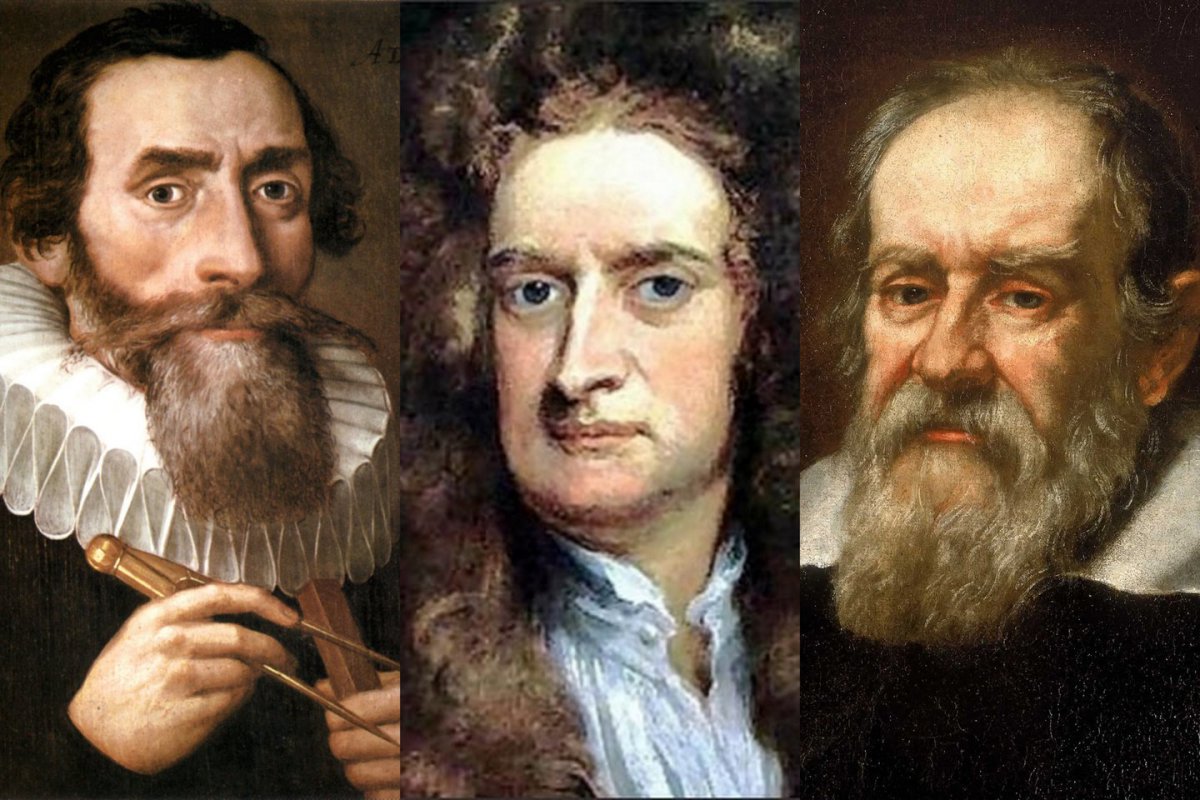 Kepler.Newton,Galileo