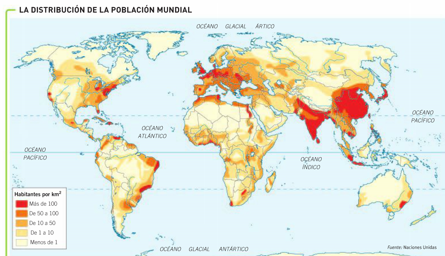 Distribucin de la poblacin mundial