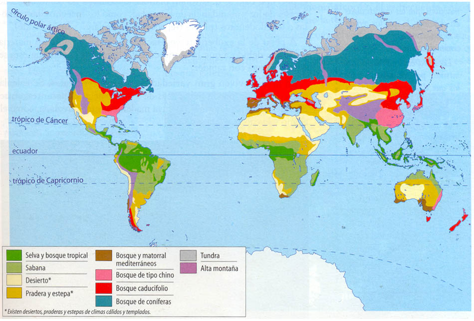 Distribucin medios naturales