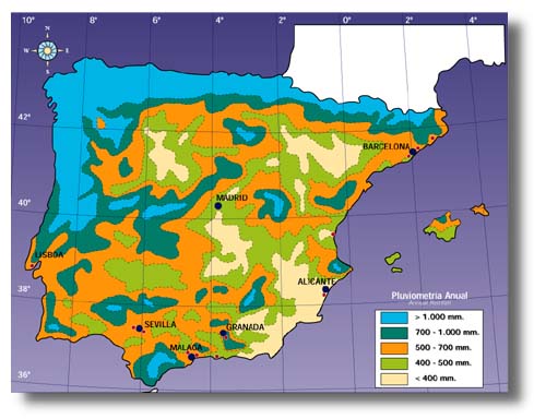 Mapa precipitaciones