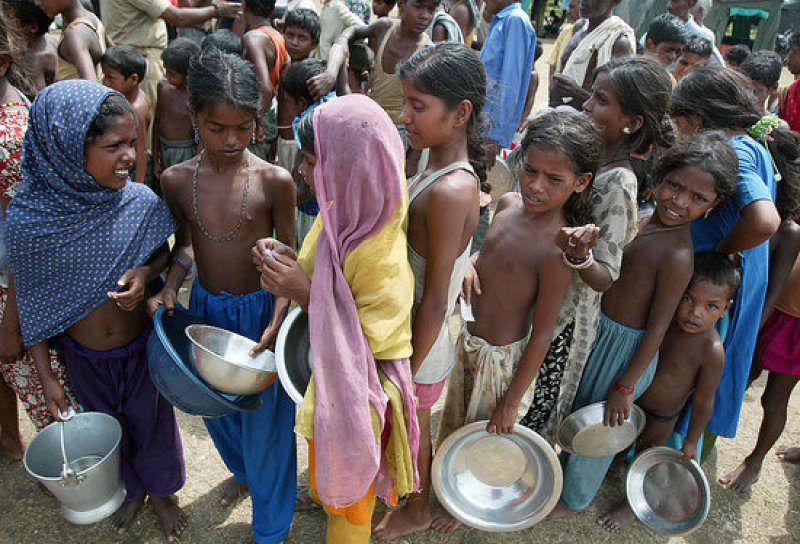 Pobreza en la India