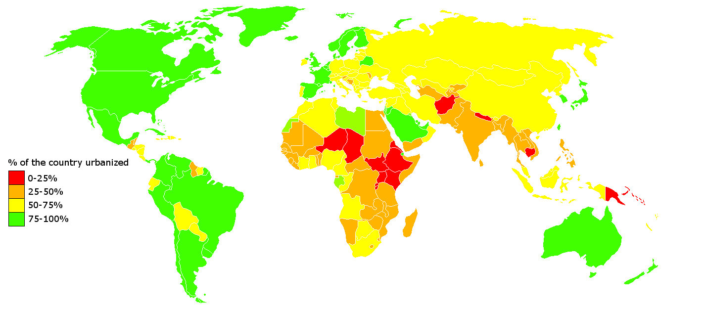 Urbanizacin mundial